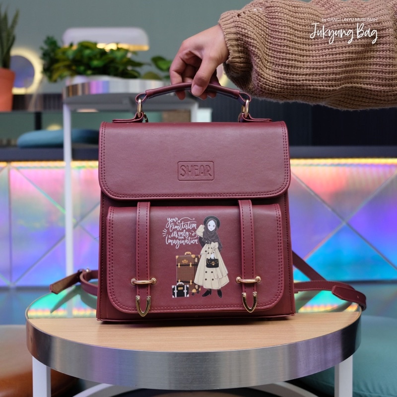 Tas Korea Jukyung Bag - Free Ganci Unyu Muslimah