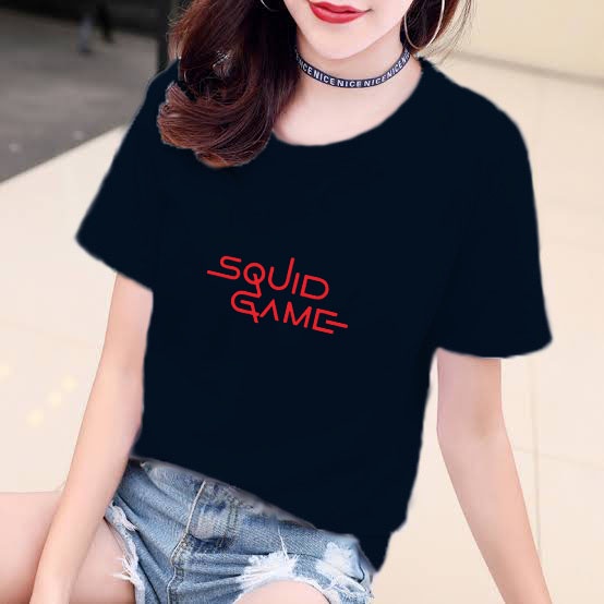 YOURSTYLE1119 - KAOS SQUID GAME BAJU KAOS WANITA DISTRO UNISEX OVERSIZE JUMBO KEKINIAN TERLARIS