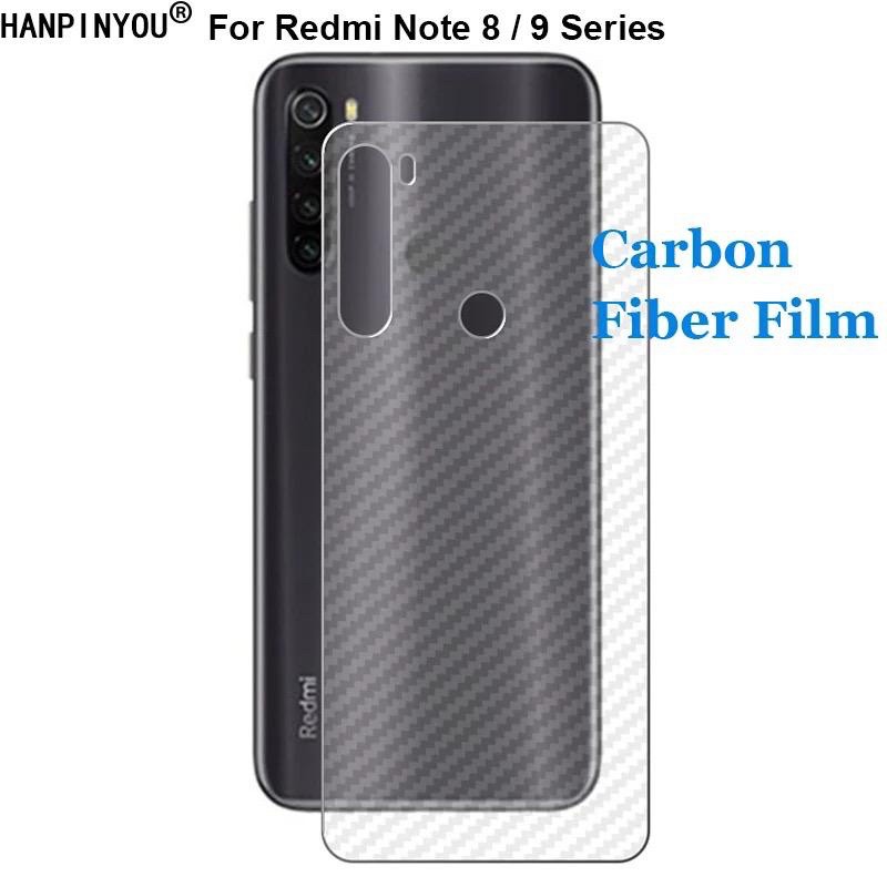 Skin Carbon XIAOMI REDMI NOTE 8 PRO NOTE 7 PRO NOTE 6 PRO antigores belakang Garskin Sticker