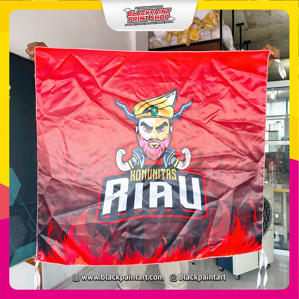 

Bendera Printing Bahan SATIN