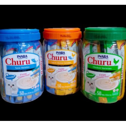 INABA CHURU Snack untuk kucing isi 50 pcs