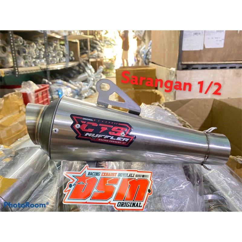 KNALPOT CTS ORIGINAL bukan PANTERA RACING SARANGAN SETENGAH