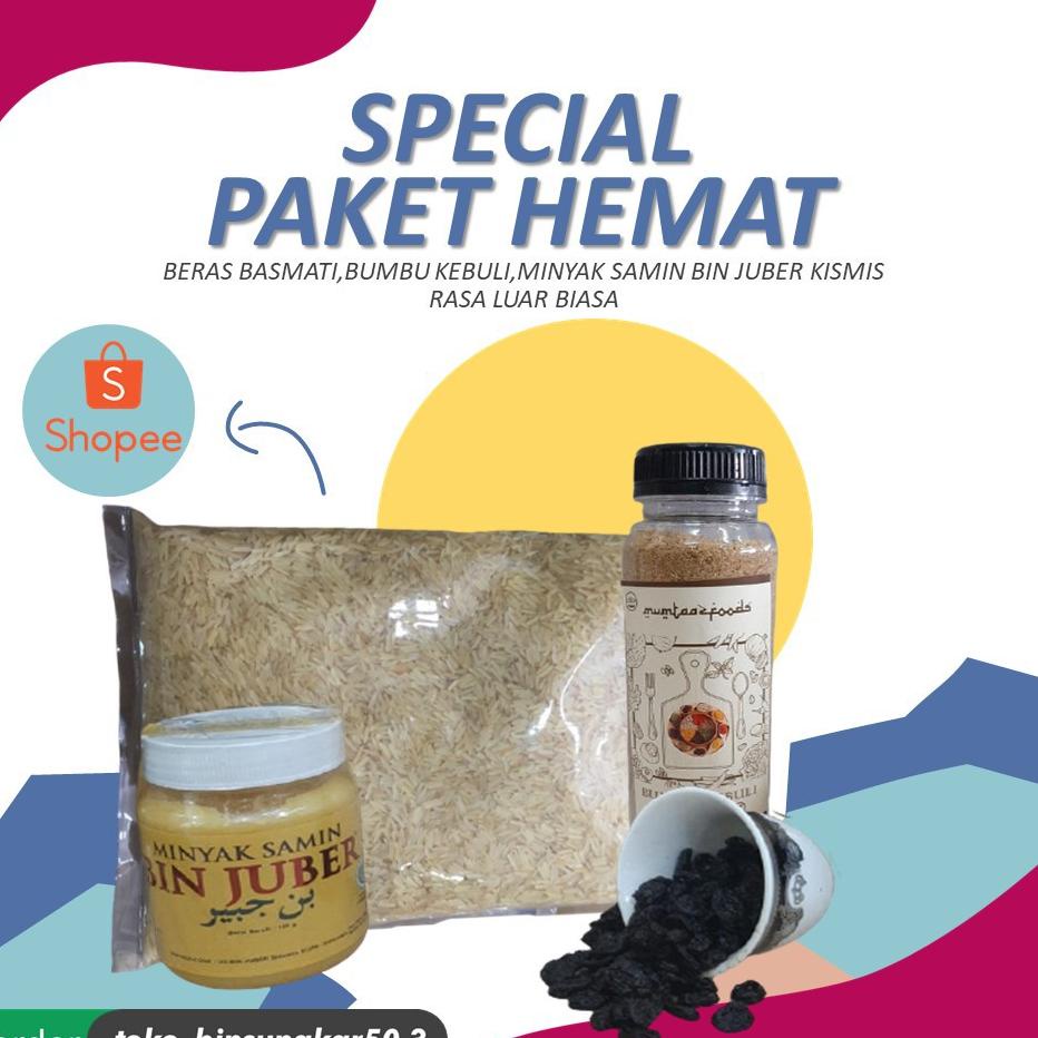 

IFL-LOVE Paket Murah Meriah Beras Basmati + Bumbu Kebuli Banyak Bonus