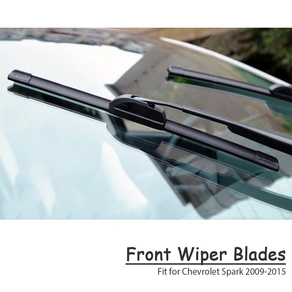 1 Set Karet Wiper Kaca Depan Mobil Untuk Chevrolet Spark M300 2015 2014-2009