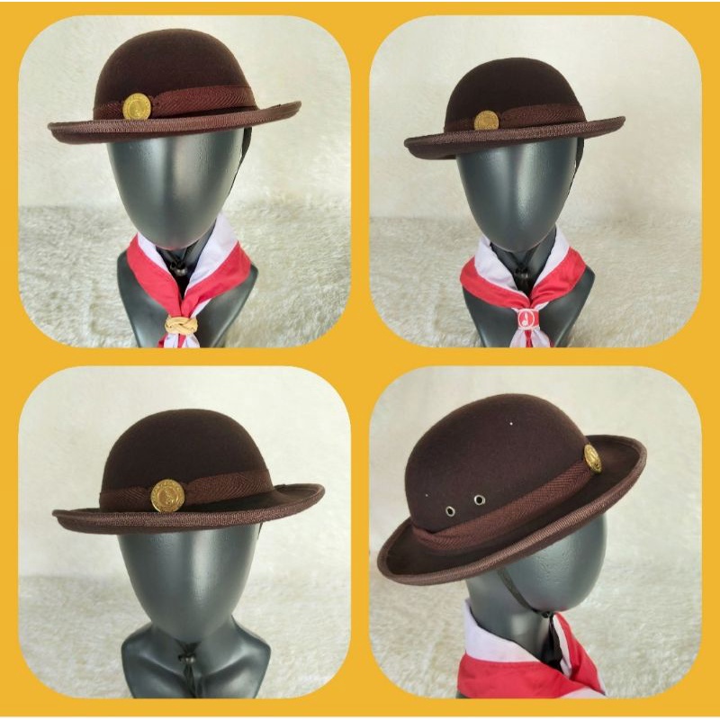 Topi Boni Laken Emblem Emas/Topi Boni+Hasduk Pngk+Ring Kalep/Topi Boni+Hasduk Pngk+Ring Rotan