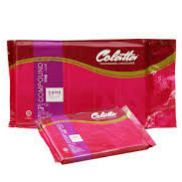 

Colatta dark compound chocolate 1 kg / dcc cokelat coklat masak dark 1kg