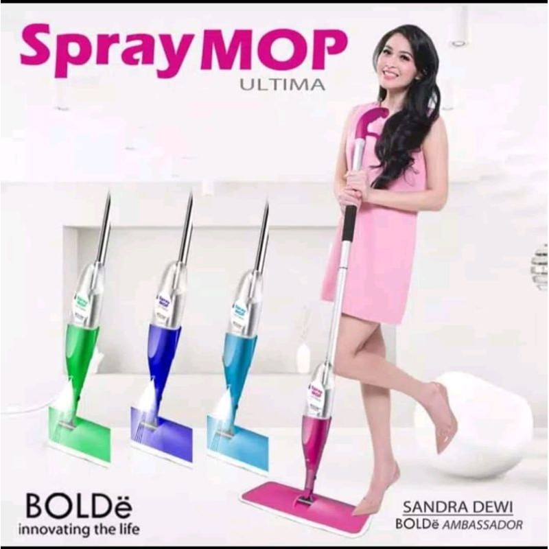 Spray Mop Pel Lantai Tongkat
