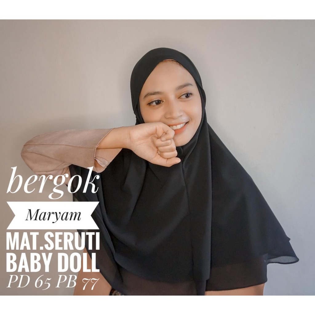 Jilbab Bergo Maryam CERUTI Ori Elda Hijab