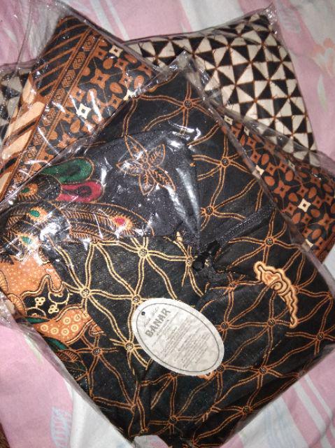 Couple Gamis Mataram Brownies Kombinasi Batik Long Terusan Seragam Pesta Muslim