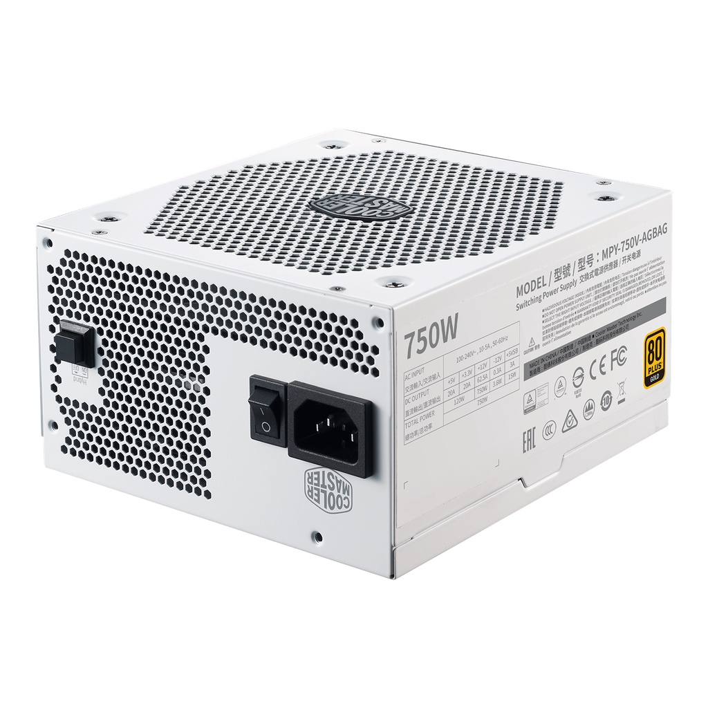 PSU Cooler Master V850 V2 White 80+ Gold | Modular Power Supply 850W