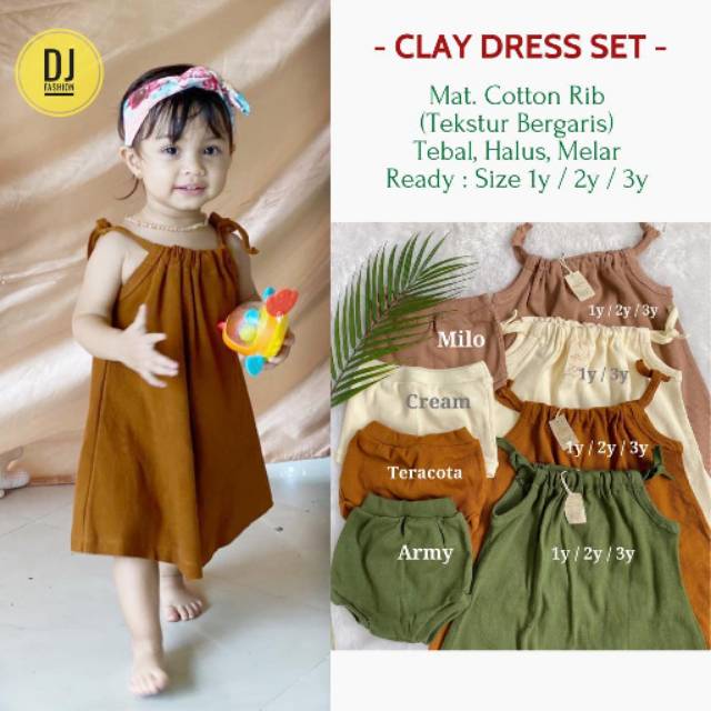 CLAY DRESS SET BY DJ