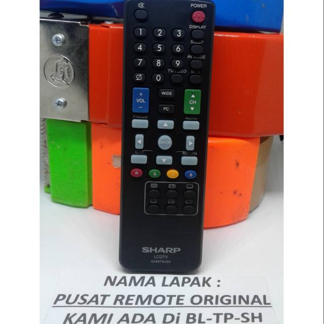 REMOTE REMOT TV SHARP AQUOS LED LCD ORIGINAL ASLI