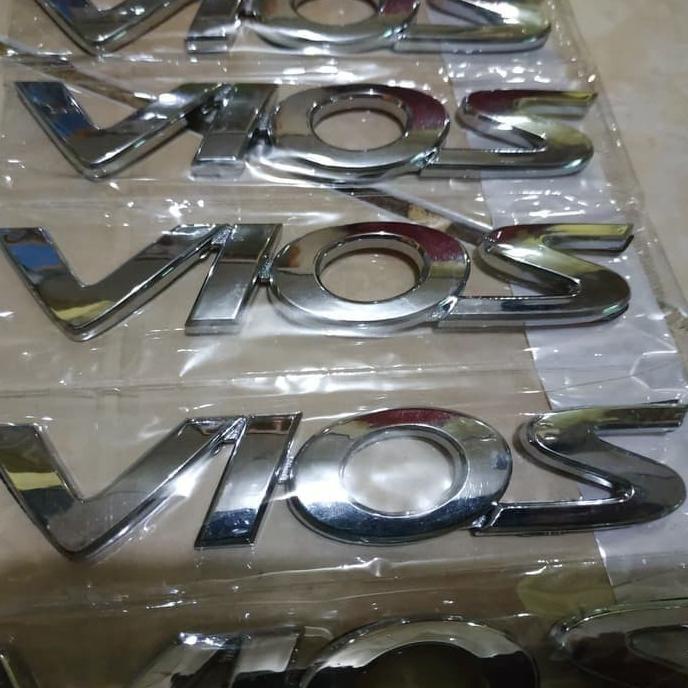 +%+%+%] Emblem Mobil Logo Tulisan VIOS Chrome Belakang Untuk Toyota Vios Limo
