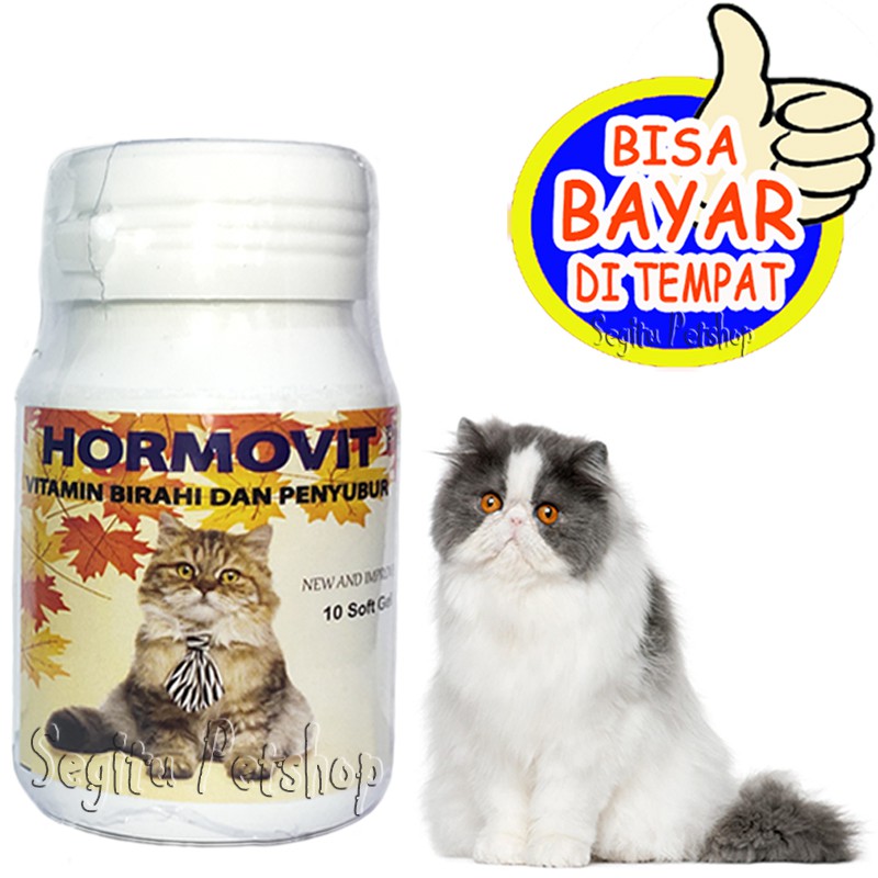 VITAMIN OBAT KUCING KAWIN DAN PENYUBUR HORMOVIT SOFTGEL