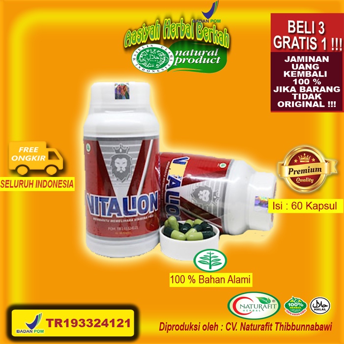 Vitalion (100% Original) Obat Stamina Pria DEWASA (isi 60 kapsul) RESMI BPOM