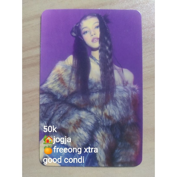 official pc photocard lisa lalisa gold version