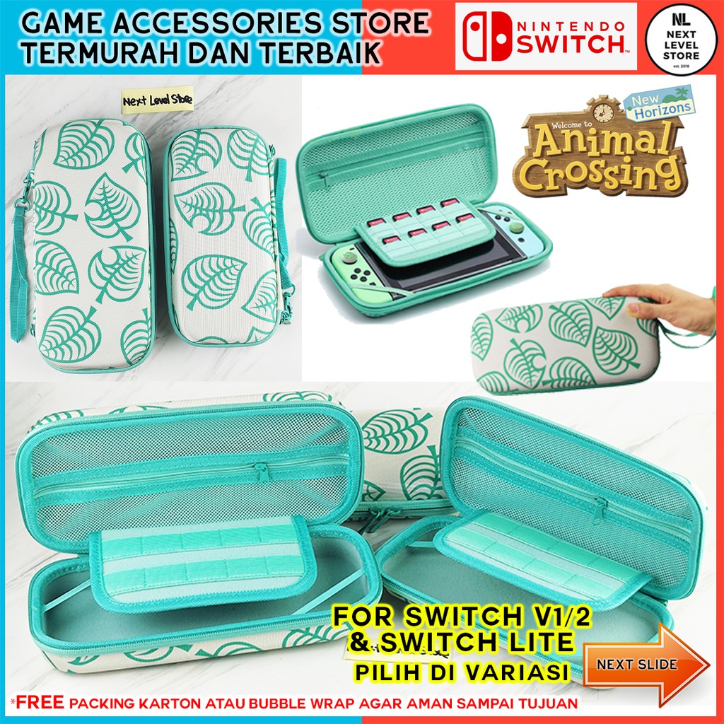 Nintendo Switch Lite Animal Crossing Travel Case Storage Bag Pouch