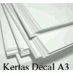 

KERTAS DECAL TRANSPARAN A3+ KODE 220