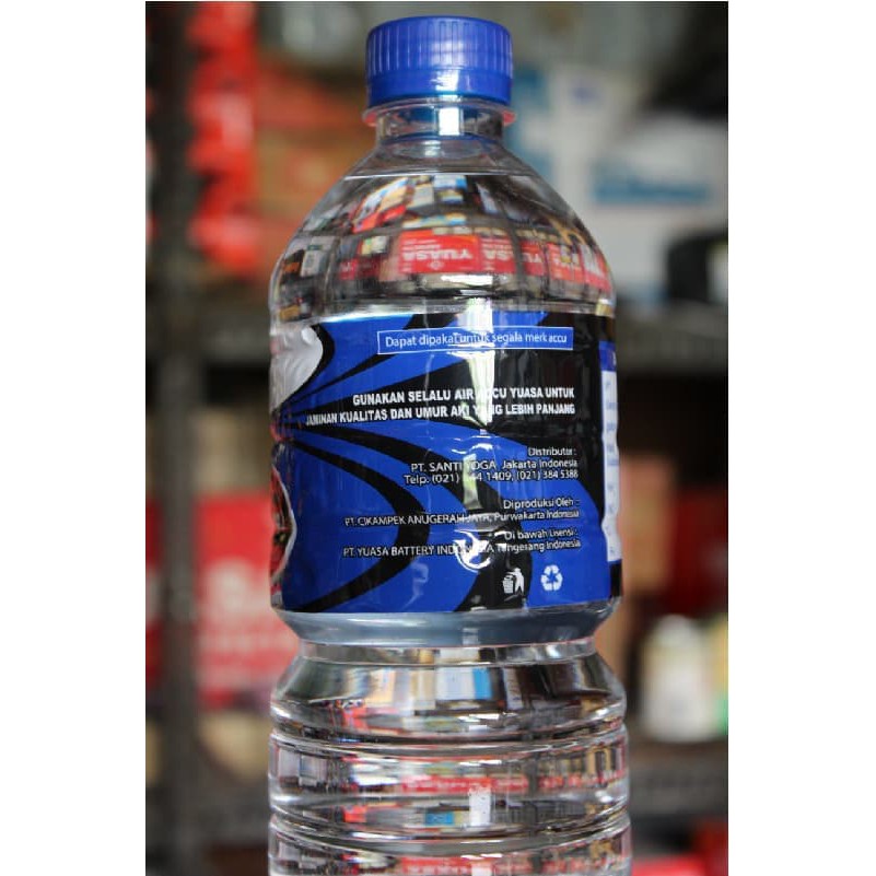 Ready Stok Air Accu Biru Yuasa   Air Aki Biru   Air Isi Aki Berkualitas