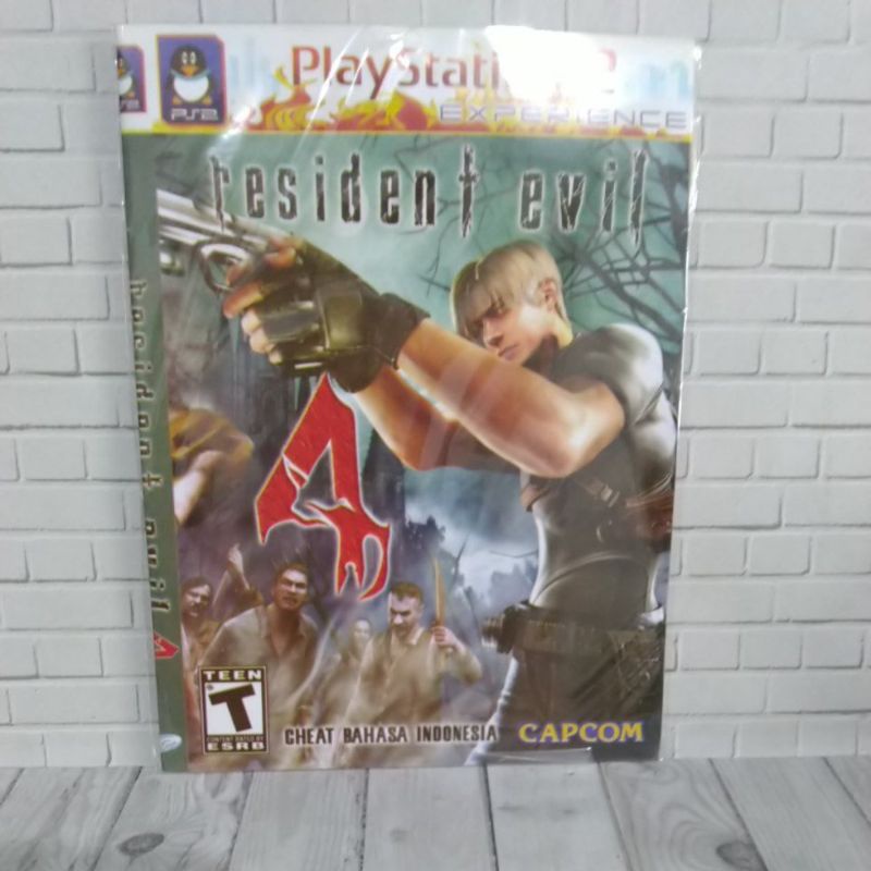 CD  KASET KOPAB PS2 Resident evil 4 Plus Cheat
