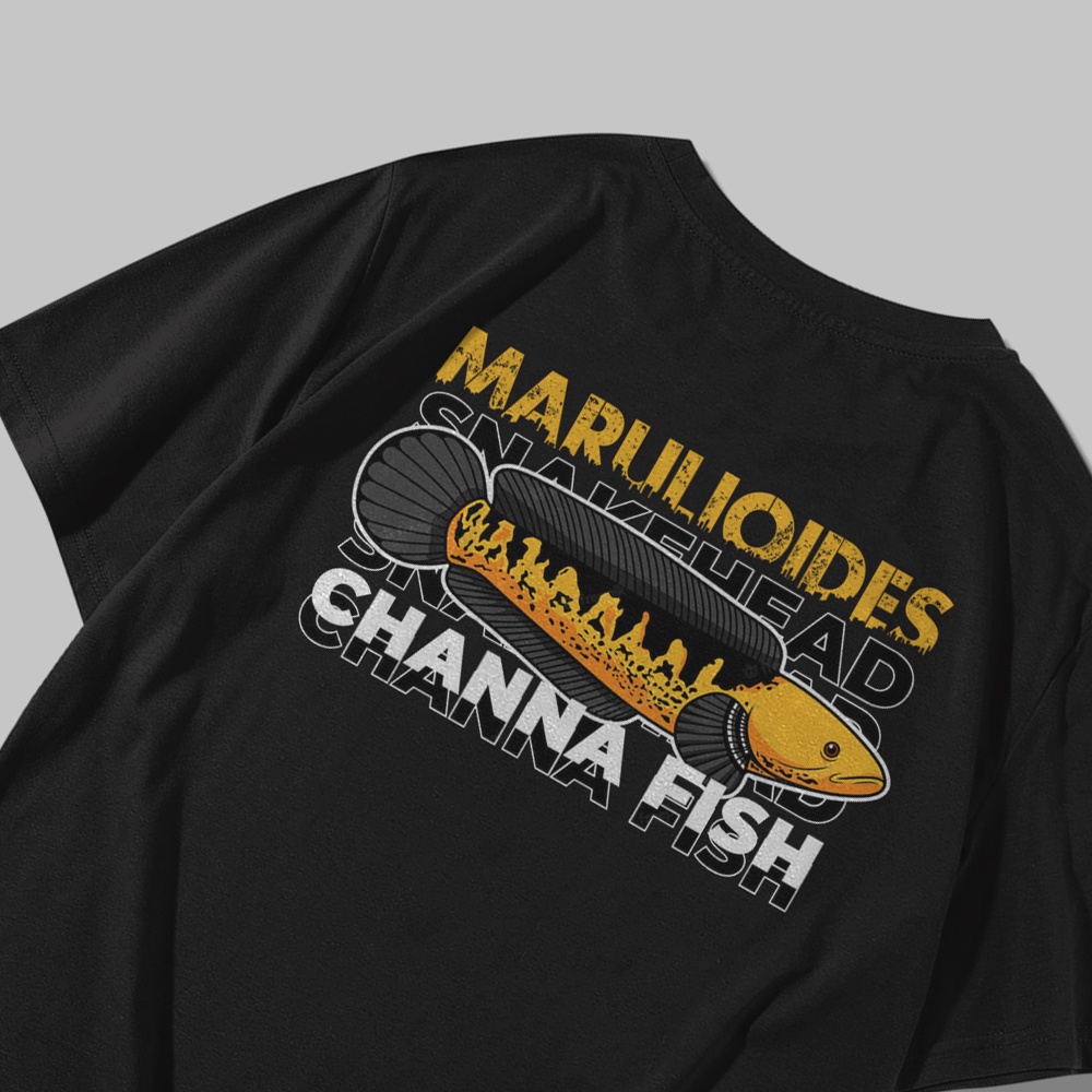 Kaos Channa Fish Marulioides Premium Baju Predator Fish Maru ikan canna