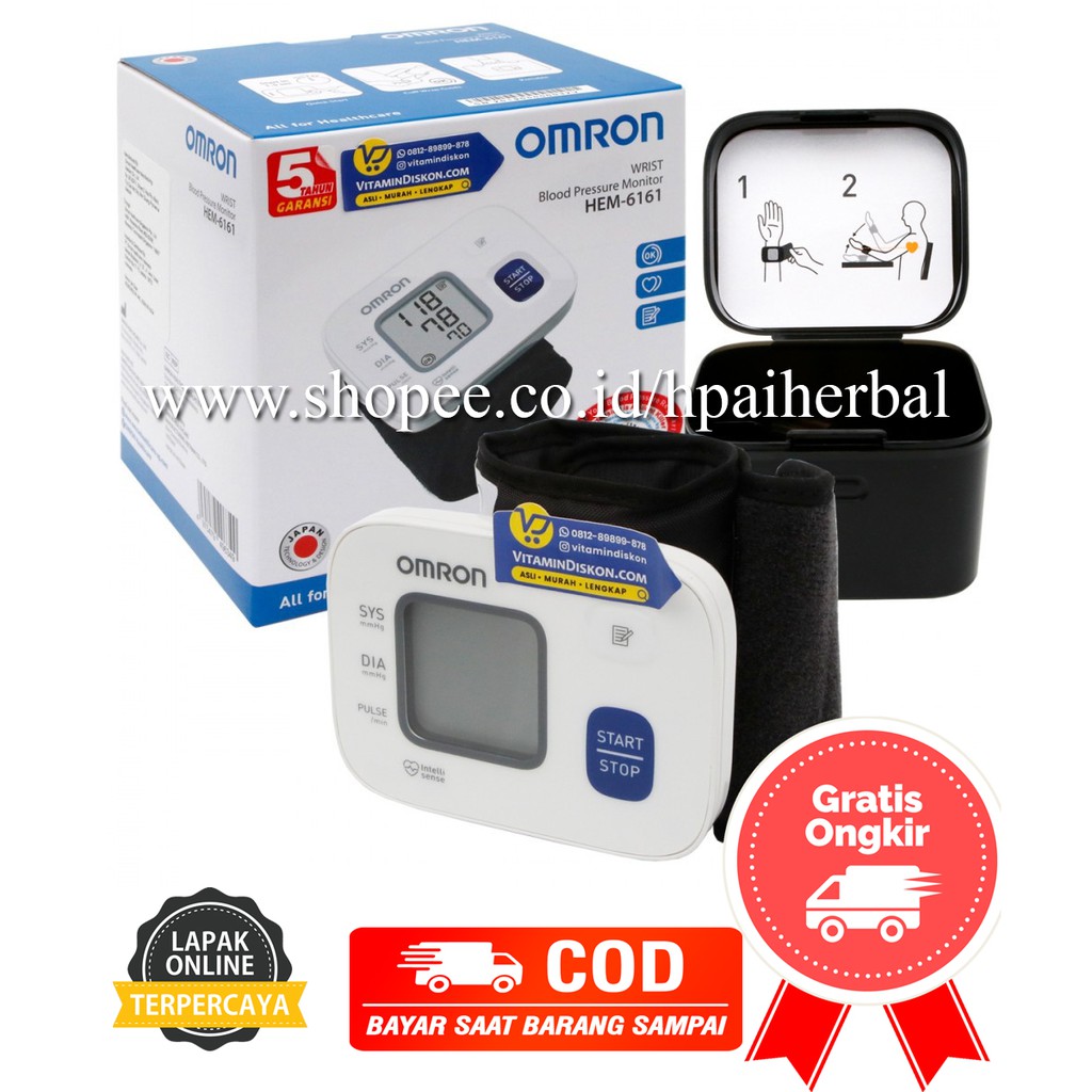 Tensimeter Digital OMRON 6181 / Tensimeter Pergelangan Tangan Omron Digital 6181