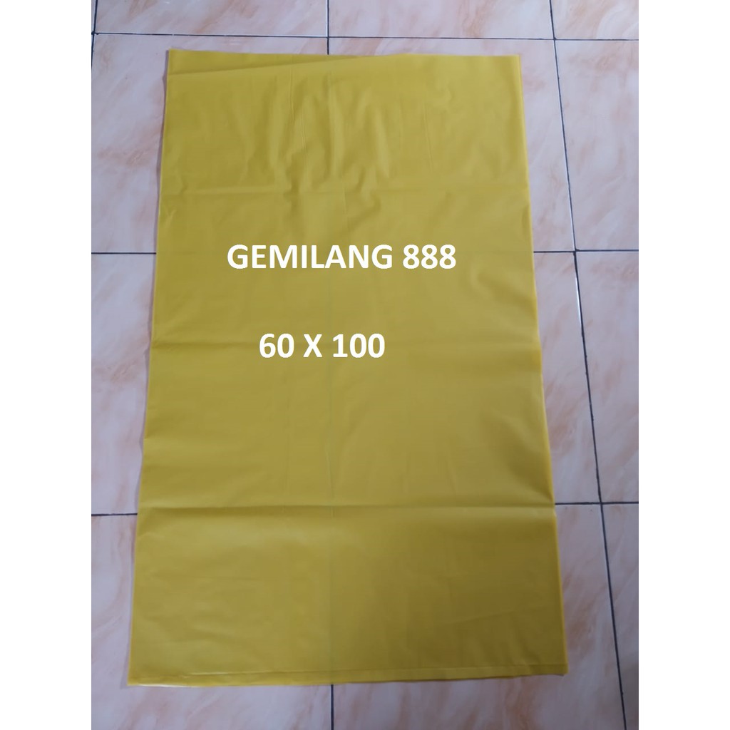 Plastik Sampah Kuning 60x100 - Plastik Medis - Kantong Plastik Medis