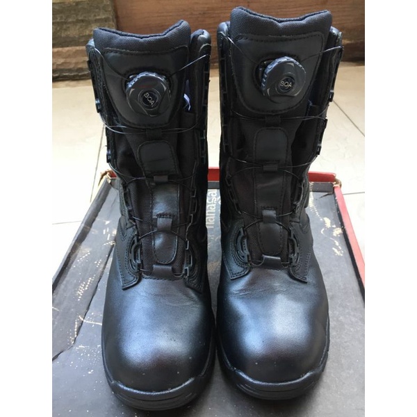 sepatu boots HANAGAL PHANTOM tactical tali puter