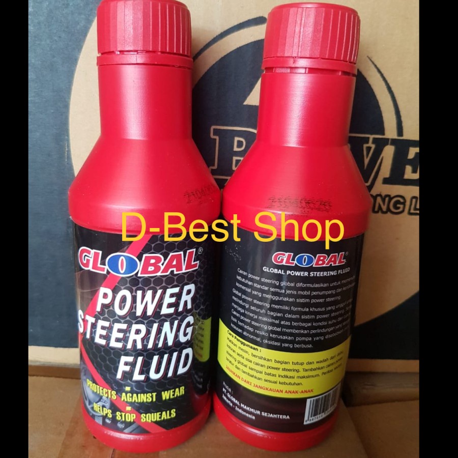 Oli power stering Global cairan merah - 300 ml