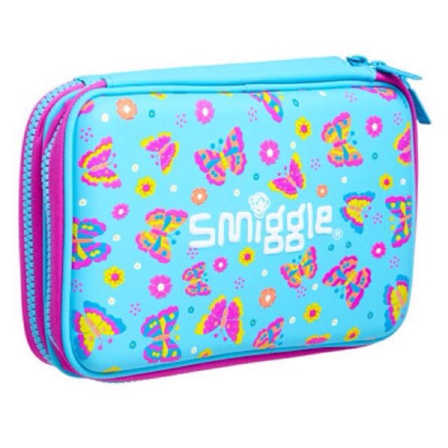 Jual Smiggle Neon Hardtop Pencil Case Double Zip | Shopee Indonesia