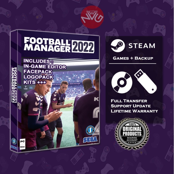 FM 2022 Football Manager 2022 PC Original Plus Game Backup