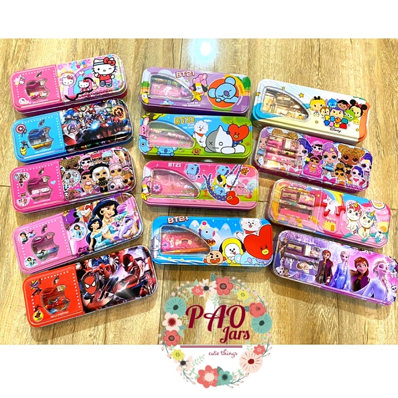 

tempat pensil doraemon / tempat pensil batman / tempat pensil spiderman / kotak pensil sofia