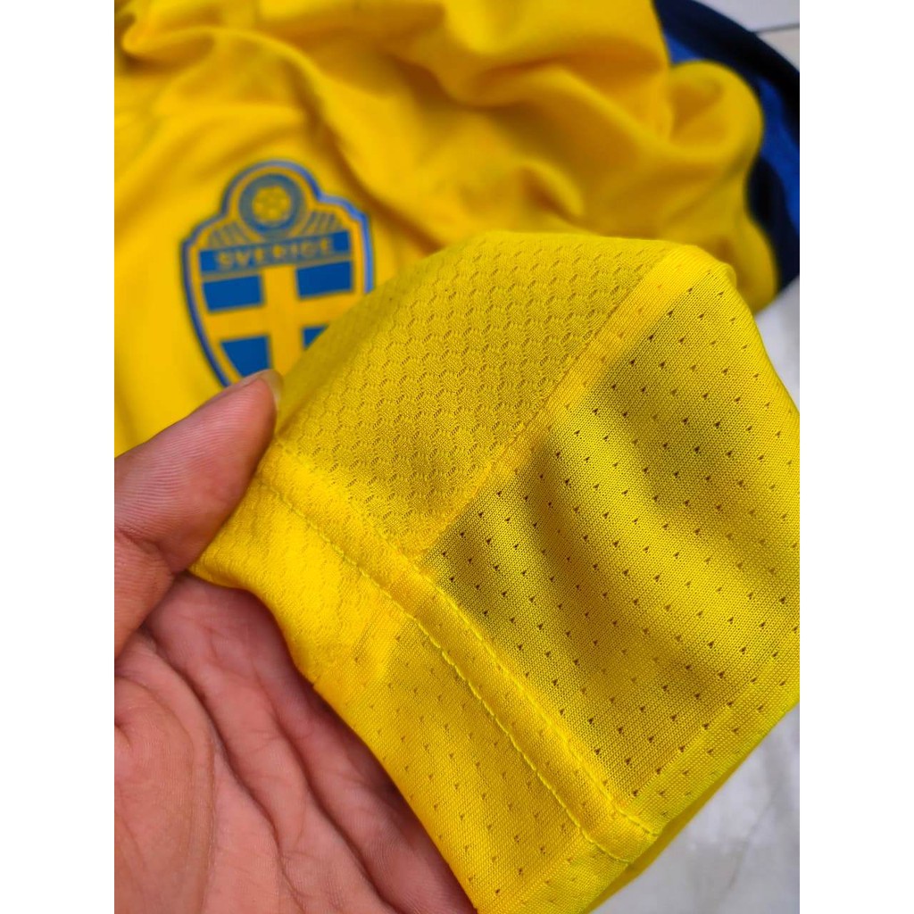 HQ JERSEY BOLA SWEDIA HOME EURO 2021 SWEDEN HOME GO HIGH QUALITY IMPORT