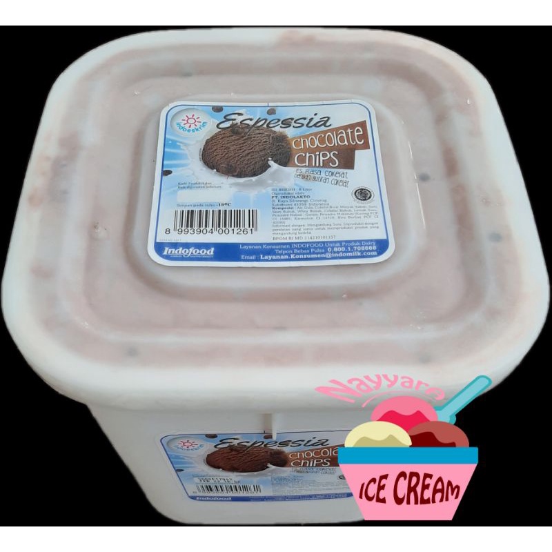

Coklat Chips Indoeskrim 8 Liter