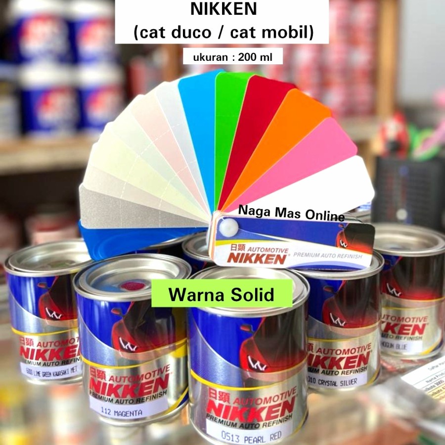 CAT DUCO NIKKEN / CAT MOBIL WARNA SOLID / NIKKEN AUTOMOTIVE / CAT DUCO