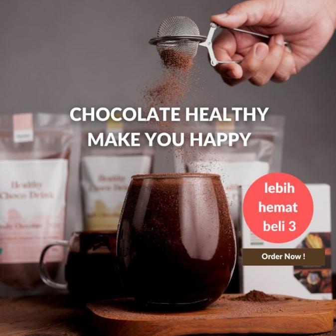 

MAKOKA HEALTHY CHOCOLATE DRINK SIZE 200GRAM - COKELAT BUBUK SEHAT - CO DC51C1215