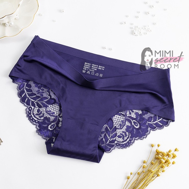 ❤ MIMI ❤ Renda Panties Celana dalam brukat renda CD seamless Bahan Ice Silk Lace Sexy TERLARIS