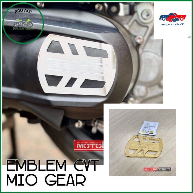 cover cvt garnis cvt MIO GEAR miror akrilik premium Bisa COD