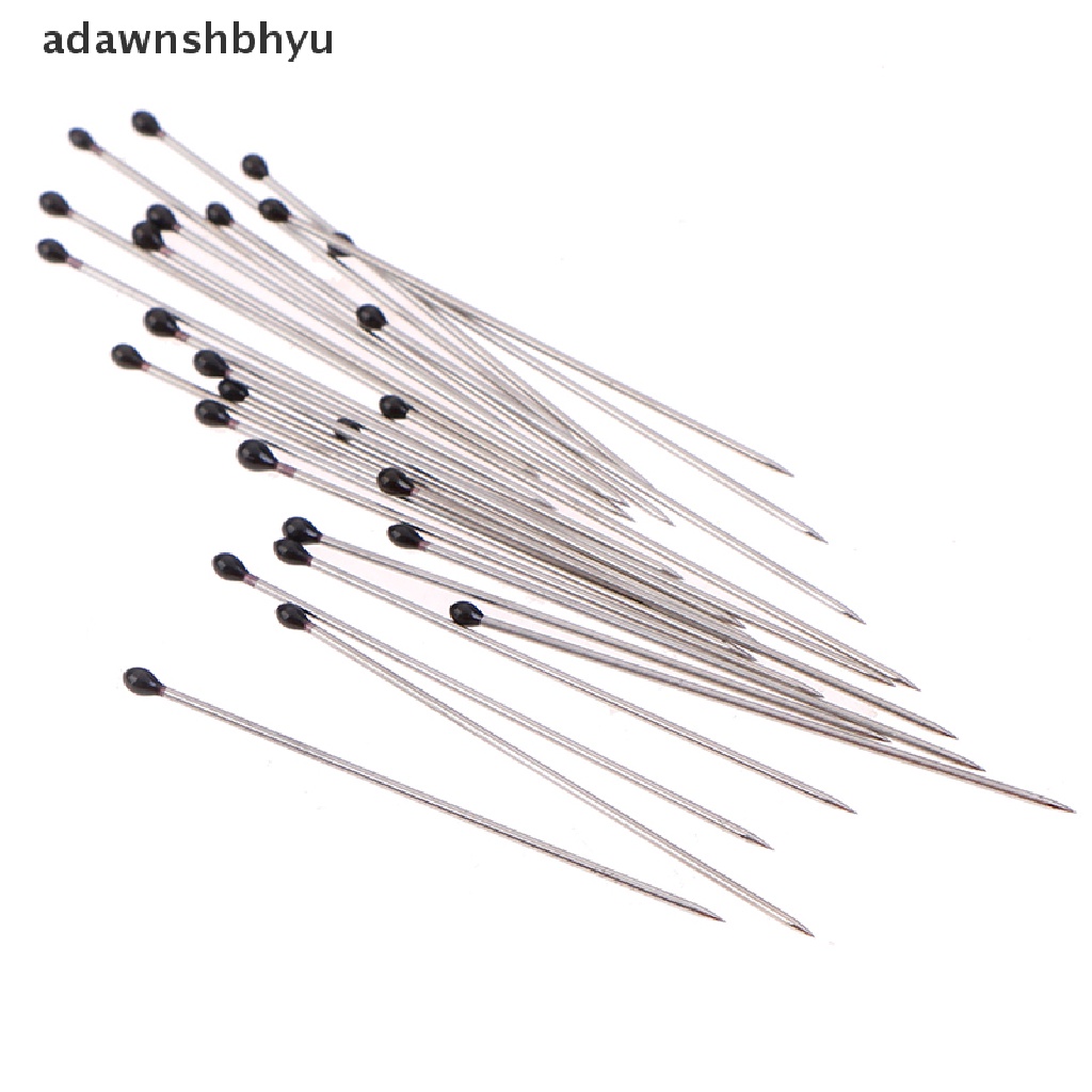 Adawnshbhyu 100Pcs Jarum Spesimen Pin Serangga Bahan Stainless Steel Untuk Entomology Lab Sekolah