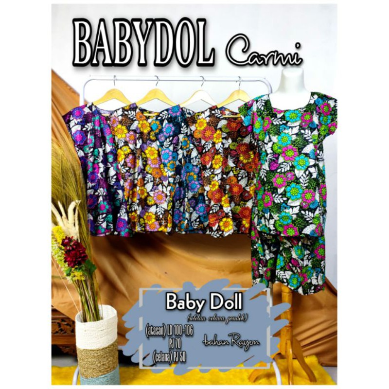BABYDOL. DASTER SET ATAS BAWAH. DASTER ONE SET