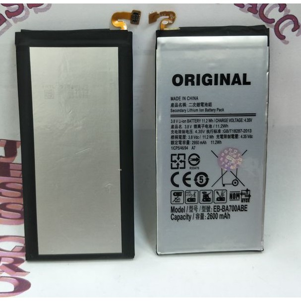 Battery Batre Baterai Samsung A7 2015 A700 EB-BA700ABE