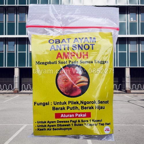 JAMU HERBAL ANTI SNOT OBAT AYAM UNGGAS PILEK NGOROK SNOT BERAK PUTIH BERAK HIJAU