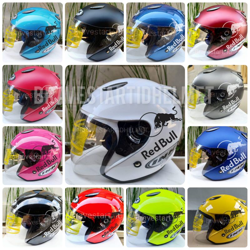 Helm Centro Motif RedBull