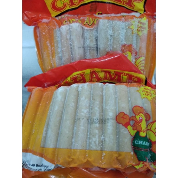 

CHAMP sosis ayam 1 kg isi 40