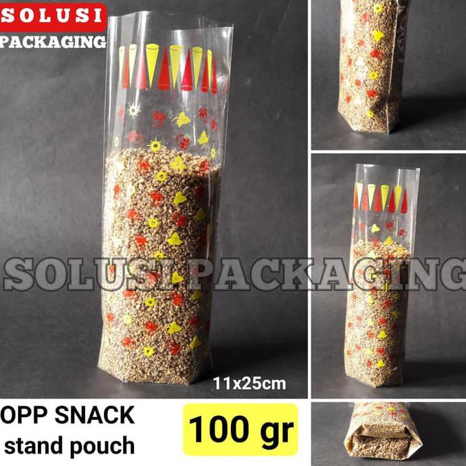 

OPP SNACK 100 GR MOTIF/KEMASAN KUE SNACK PLASTIK ROTI KANTONG BAG