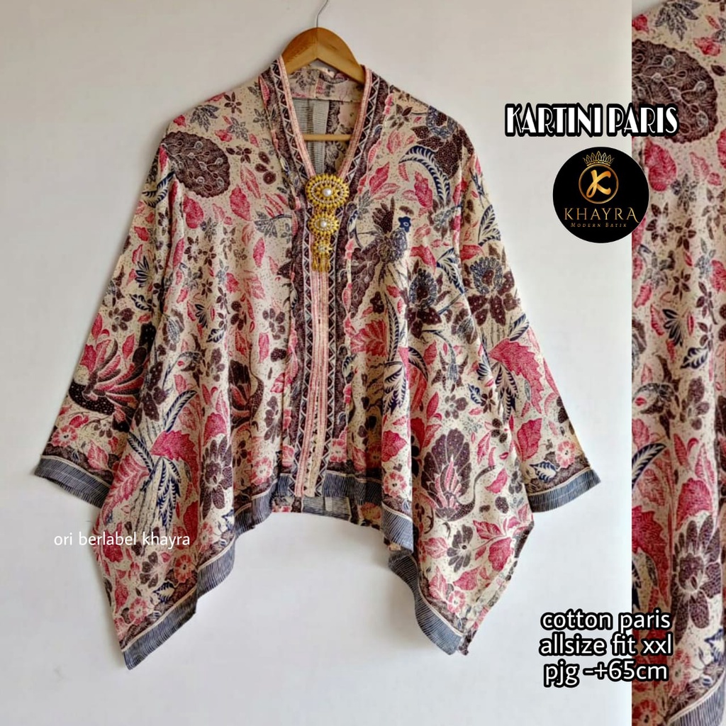 Blus kartini paris cantik batik solo