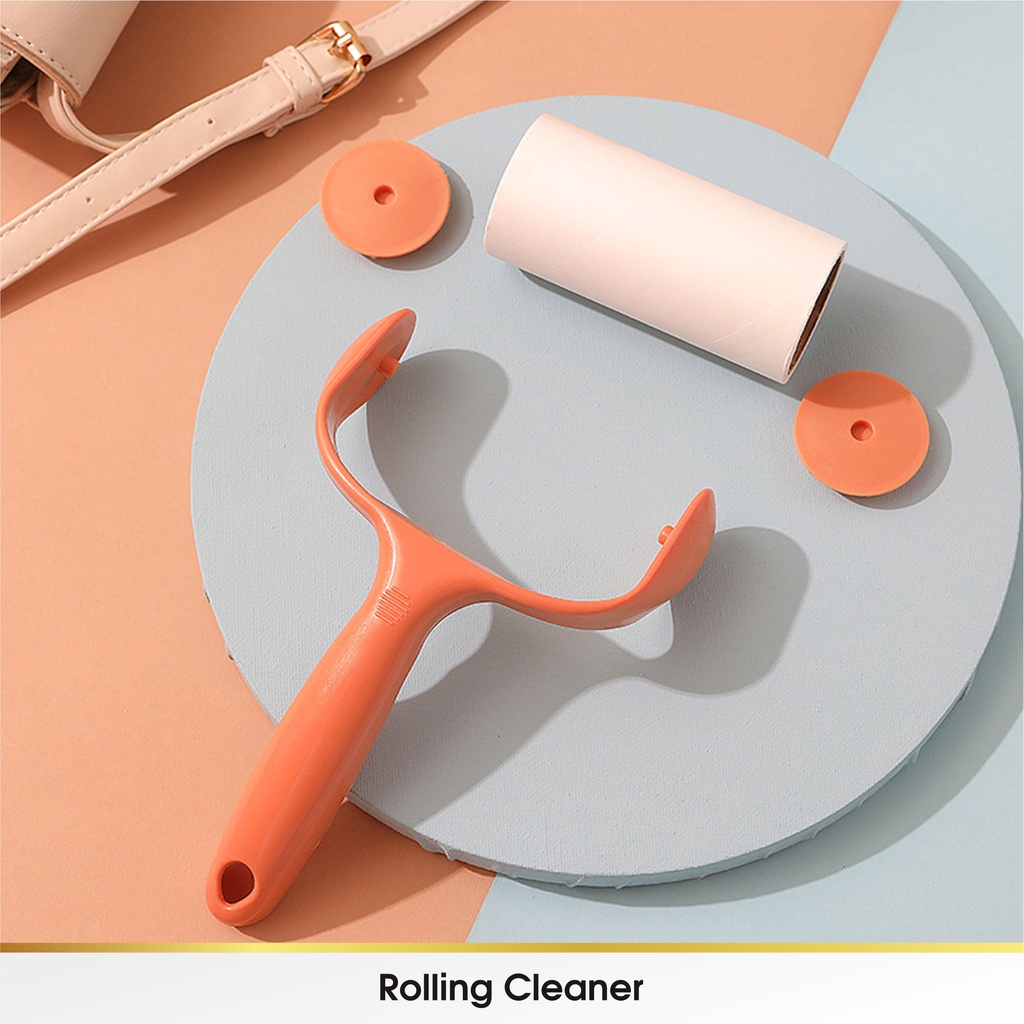 Alat Sticky Lint Magic Roller Pembersih Lint Roller Bulu Kucing Anjing Kelinci Peliharaan Baju Karpet