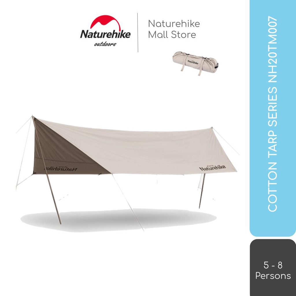 COTTON TARP SERIES NATUREHIKE NH20TM007 FLYSHEET SHELTER TENDA CAMPING