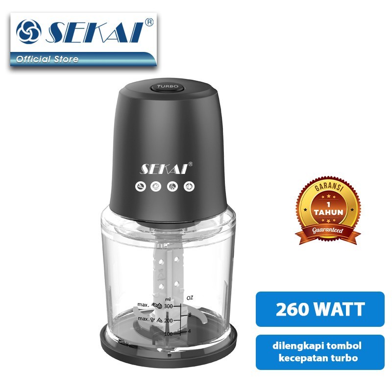 SEKAI Chopper Penggiling Daging Sayur Buah / Food Processor - CP-5051P