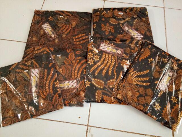 Batik Couple Keluarga Sania Ruffle Ori Ndoro Jowi Dnt Motif Manggar